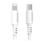 Kabel USB-C Lightning Somostel 20 W 120 cm Biały - White
