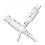 Kabel USB-C Lightning Somostel 20 W 120 cm Biały - White