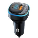 Ładowarka samochodowa Somostel USB-C USB-A Czarna - Black