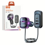 Ładowarka samochodowa Somostel 2x USB-C 3x USB-A Czarna - Black