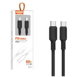 Kabel USB-C Somostel 60 W 120 cm Czarny - Black