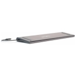 Hub wieloportowy z podstawką do laptopa 4smarts 11w1 Szara - Grey