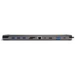 Hub wieloportowy z podstawką do laptopa 4smarts 11w1 Szara - Grey