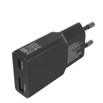 Ładowarka sieciowa 4smarts PDPlug Duos 30 W 1x USB-C 1x USB-A Czarna - Black