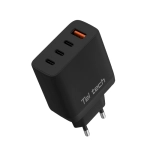Ładowarka sieciowa Teltech 100 W 3x USB-C 1x USB-A Czarna - Black