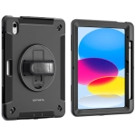 Etui do iPad 11" / 10.9" z uchwytem 4smarts Rugged Case Grip Czarne - Black