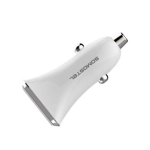 Ładowarka samochodowa Somostel 1x USB-A + Kabel USB-C Biała - White