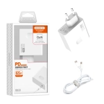 Ładowarka sieciowa Somostel 65 W USB-C + kabel USB-C Biała - White