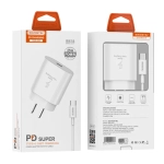 Ładowarka sieciowa Somostel 25 W 1x USB-C + kabel UBS-C Biała - White