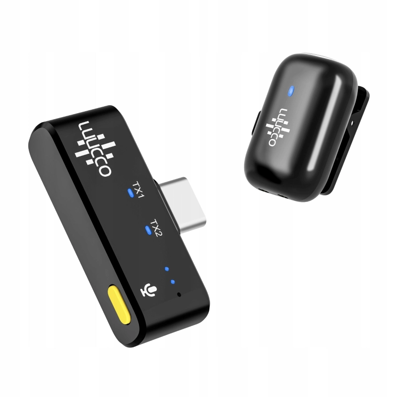 Mikrofon krawatowy Luucco MiniPods K1 USB-C Czarny - Black