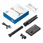 Lampa LED Apexel 140 RGB 4w1 + statyw + monopod + głowica kulowa