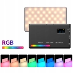 Lampa LED Apexel 140 RGB 4w1 + statyw + monopod + głowica kulowa