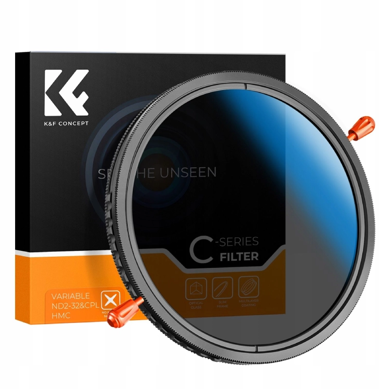 Filtr K&amp;amp;amp;F Concept 2w1 CPL ND2-ND32 55 mm