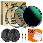 Zestaw filtrów K&F Concept 3w1 NANO-D CPL NANO-D UV NANO-D ND1000 67 mm
