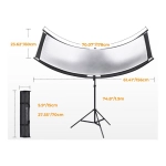 Blenda fotograficzna K&F Concept 180 x 60 cm + Statyw 1.9 m