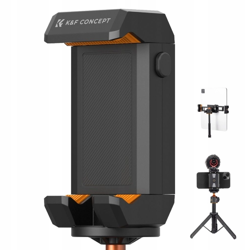 Uchwyt statywowy na telefon K&F Concept MS20 Czarny - Black