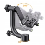 Głowica panoramiczna K&F Concept KF31.033 Czarna - Black