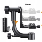 Głowica panoramiczna K&F Concept KF31.033 Czarna - Black