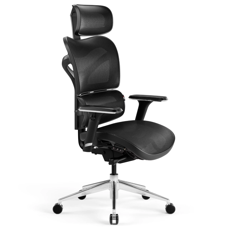 Fotel ergonomiczny Diablo Chairs V-Commander Czarny - Black