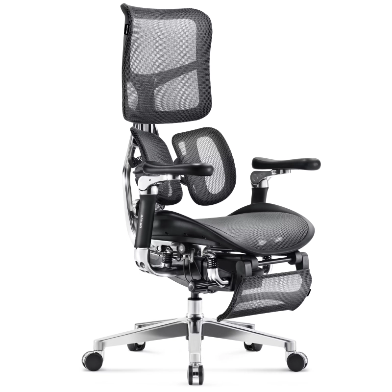 Fotel ergonomiczny Diablo Chairs V-Kinetic Czarny - Black