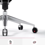 Fotel ergonomiczny Diablo Chairs V-Basic Biało-czarny - White and black