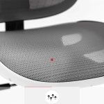 Fotel ergonomiczny Diablo Chairs V-Basic Biało-szary - White and grey