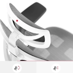 Fotel ergonomiczny Diablo Chairs V-Basic Biało-szary - White and grey