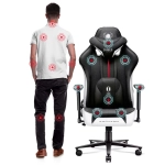 Fotel gamingowy Diablo Chairs X-Player 2.0 King Size Biało-czarny - White and black