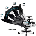 Fotel gamingowy Diablo Chairs X-Player 2.0 King Size Biało-czarny - White and black