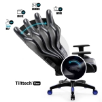 Fotel gamingowy Diablo Chairs X-One 2.0 Normal Size Czarno-niebieski - Black and blue