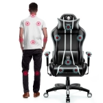 Fotel gamingowy Diablo Chairs X-One 2.0 Normal Size Czarno-biały - Black and white