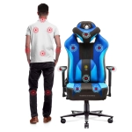 Fotel gamingowy Diablo Chairs X-Player 2.0 King Size Czarno-niebieski - Black and blue
