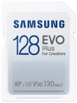 Karta pamięci Samsung SDXC EVO Plus 2021 128 GB V30 U3 UHS-I (130 MB/s)
