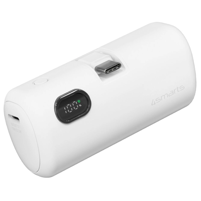 Powerbank 4smarts PicoFold 5000 mAh 22.5 W Biały - White