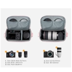 Torba fotograficzna K&F Concept na aparat DSLR Różowy - Pink
