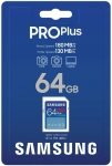 Karta pamięci Samsung SDXC PRO Plus 2023 64 GB V30 U3 UHS-I (180 MB/s)