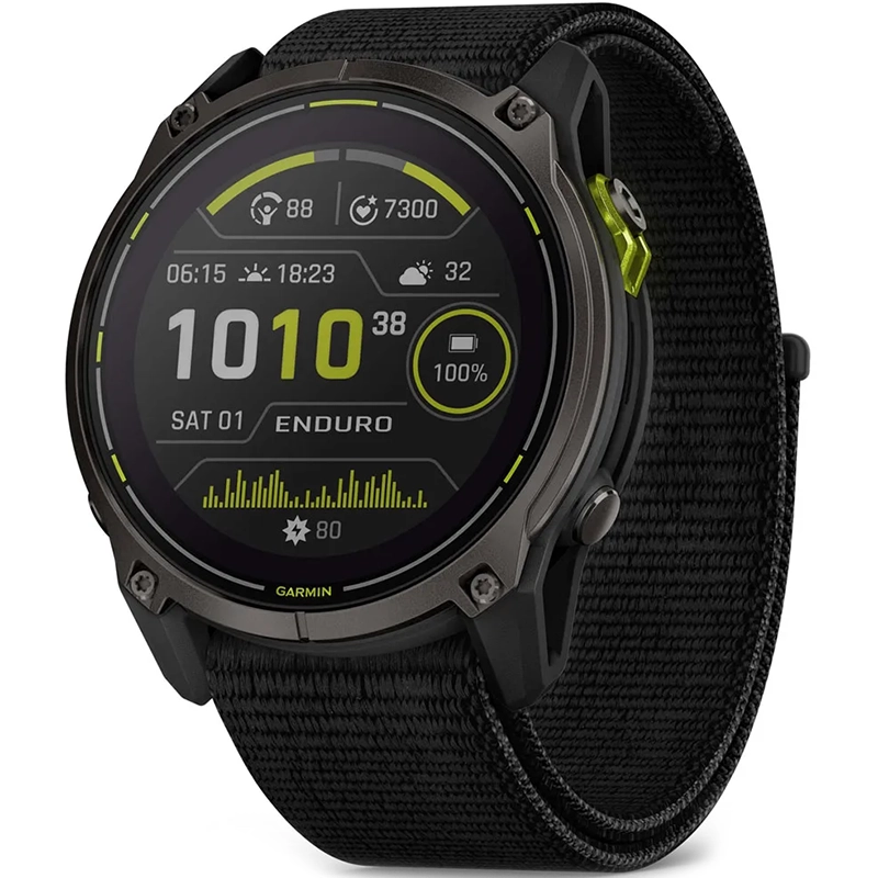 Smartwatch Garmin Enduro 3 Sapphire Solar Grafitowy - Carbon Gray