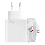 Ładowarka sieciowa Xiaomi HyperCharge Combo 67 W USB-A Biała - White