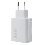 Ładowarka sieciowa Xiaomi Turbo Charging Power 45 W USB-A Biała - White