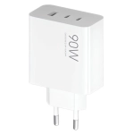 Ładowarka sieciowa Xiaomi HyperCharge Power 90 W 2x USB-C 1x USB-A Biała - White