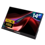 Monitor przenośny Verbatim Full HD 14" Czarny - Black