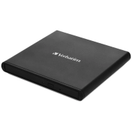 Nagrywarka zewnętrzna Verbatim CD/DVD Slimline Czarna - Black