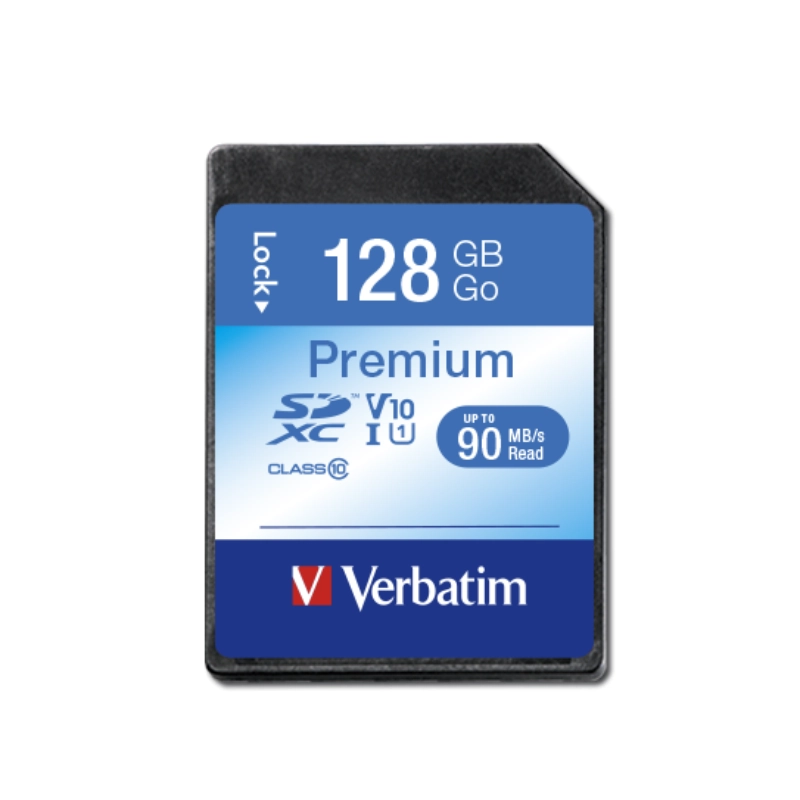 Karta pamięci Verbatim Premium U1 SDXC 128 GB V10 Czarna - Black