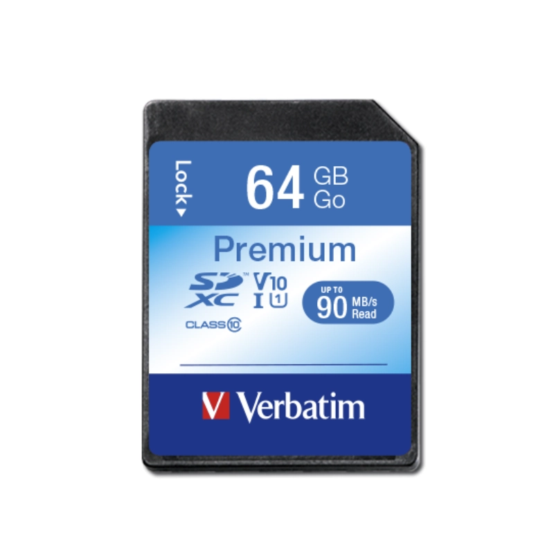 Karta pamięci Verbatim Premium U1 SDXC 64GB V10 44024 Czarna - Black