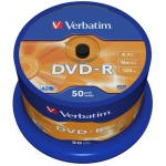 Płyta DVD-R Verbatim Matt Silver 4.7 GB 50 szt.