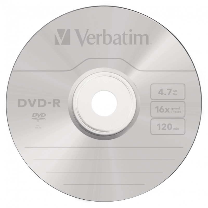 Płyta DVD-R Verbatim Matt Silver 4.7 GB 25 szt.