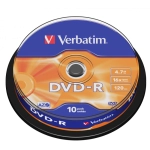 Płyta DVD-R Verbatim Matt Silver 4.7 GB 10 szt.