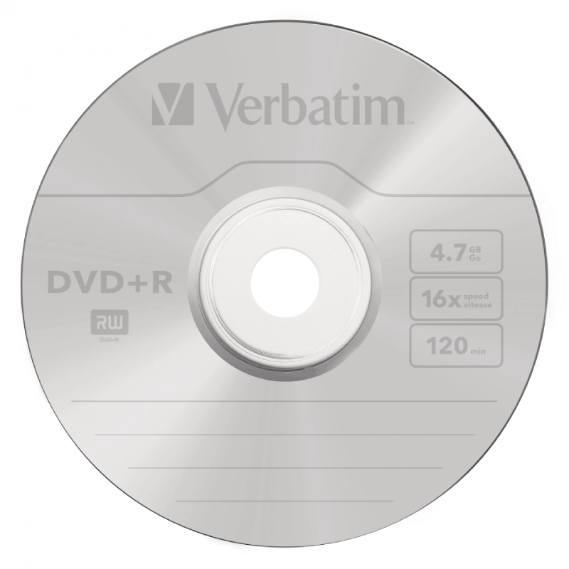 Płyta DVD+R Verbatim Matt Silver 4.7 GB 10 szt.