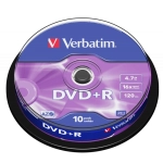 Płyta DVD+R Verbatim Matt Silver 4.7 GB 10 szt.