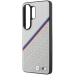 Etui BMW Tricolor Metal Logo MagSafe do Samsung Galaxy S26 Ultra Szare - Grey